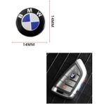 Gardenauto Bmw Uyumlu Anahtar Amblemi Logo Damla Etikettir 2 Adet - Siyah - Mavi - Kırmızı - Lacivert - 14 MM