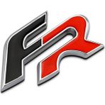 Gardenauto Seat Fr Paslanmaz Metal Bagaj Arma Logo - Siyah - Kırmızı - 65 x 35 mm