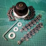 Gardening Evrensel Çim Biçme Makinesi Zincir Kafa Brushcutter Giyotin Bahçe Çalı Kesici Alet Yedek Parçaları