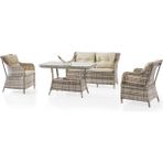 Gardenista Harmony - Rattan Bahçe Balkon Oturma Takımı - Kum Beji