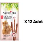 Gardenmix Kuzu Etli Kedi Stick 12'li 3x5 gr Ödül