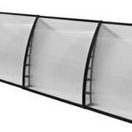 Gardenplast Cosmos 105x360 Şeffaf Kapı Pencere Üstü Pratik Sundurma