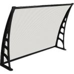 Gardenplast Crocus Kapı Pencere Üstü Pratik 80x120 cm Şeffaf Sundurma