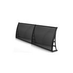Gardenplast Lotus 70x240 Siyah Kapı Pencere Üstü Pratik Sundurma