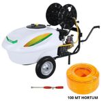 Gardenpro Benzinli Basincli Ilaclama Makinasi 200 Lt + 100 Mt Ilaclama Hortumu