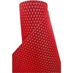 Gardenya Karmaşık Kaydırmaz Pvc Paspas Z Mat Yıldız Iç - Dış Tüm Islak Zemin - 120 x 1300 cm - Kırmızı