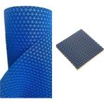 Gardenya Karmaşık Kaydırmaz Pvc Paspas Z Mat Yıldız Iç - Dış Tüm Islak Zemin - 80 x 90 cm - Mavi