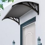 Gardinus 100 x 100 cm Siyah Kapı Üstü Pratik Sundurma