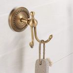 Gardırop Askısı, Elbise Askısı, Duvar Askısı, Vintage, Delme ile Antik Havlu Askısı, Banyo, Banyo Aksesuarları, Pirinç Dekor, Mutfak, Duş Banyo Aksesuarı