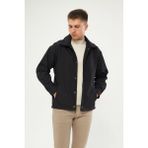 Garen Erkek Baharlık Softshell Ceket - Siyah - XL