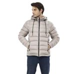 GAREN Erkek Kapüşonlu Yağmur ve Rüzgar Geçirmez Waterproof Mont, -20°C Dereceye Kadar Dayanıklı, Unisex-MM-6525-GRİ-M