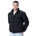 GAREN Erkek Regular Fit Su İtici ve Rüzgar Geçirmez Trend Mont | Waterproof Çimalı-ZENO-04-SİYAH-2XL