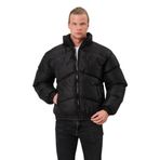 GAREN Unisex Yağmur ve Rüzgar Geçirmez Bomber Oversize Çapraz Kesimli Mont Ceket | Waterproof, Su İtici Kaban-MM-227-SİYAH-S