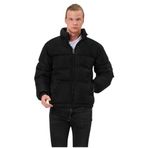 GAREN Unisex Yağmur ve Rüzgar Geçirmez Oversize Bomber Mont Ceket | Waterproof Kaban MM-153 | -20°C'ye Kadar Dayanıklı-MM-153-PARLAK SİYAH-M
