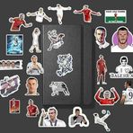 Gareth Bale Futbol Sticker Paketi/Bullet Journal Defter Çıkartma Ajanda Laptop Etiket