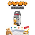 GARFIELD Aktif Karbonlu Kedi Kumu 10 LT – Topaklanan, Tozsuz, Koku Kontrollü