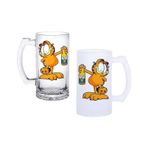 Garfield Buzlu Ya Buzsuz Seçenekleriyle Bira Bardağı GHSTBSTRNBRA0113