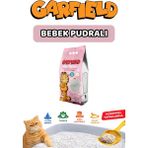 Garfield Kedi Kumu Bebek Pudralı 5lt– Ultra Emici Topaklanan Kum - Koku Kontrolü