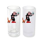 Gargamel Ve Şirinler Buzlu Ya Da Buzsuz Seçenekleriyle Rakı Bardağı GHSTBSTRK0155