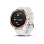 Garmin 010-01769-09 Vivoactive 3, Temassız Ödemeler Ve Dahili Spor Uygulamaları Özelliğine Sahip Gps Akıllı Saat, 1,2", Beyaz/Pembe Altın