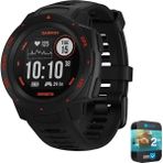 Garmin 010-02064-73 Instinct E-Sports Edition , Black Lava Sche ile 2 Yr Cps Geliştirilmiş Koruma Paketi - Siyah