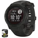 Garmin 010-02293-10 Instinct Solar Rugged Outdoor Watch With Gps Graphite Sche With Premium 2 Yr Cps Geliştirilmiş Koruma Paketi