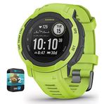 Garmin 010-02626-11 Instinct 2 Gps Smartwatch/Fitness Tracker Electric Lime Sche İle Premium 2Yr Cps Geliştirilmiş Koruma Paketi