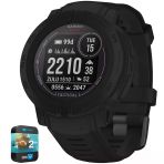 Garmin 010-02627-13 Instinct 2 Solar Smartwatch Taktik Edition Black Sche İle Premium 2Yr Cps Geliştirilmiş Koruma Paketi