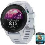 Garmin 010-02641-21 Forerunner 255 Music Gps Smartwatch Whitestone | Resmi Abd Ortak Modeli | Sche With 2 Yr Cps Geliştirilmiş Koruma Paketi
