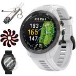 Garmin 010-02746-00 Yaklaşım S70 42 Mm Premium Gps Golf Watch, White Band | Resmi Abd Ortak Modeli | Sche With Deco Essentials 2Pack Screen Protector, 7-İn-1 Golf Tool, Iron Head Covers