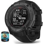 Garmin 010-02805-13 Instinct 2x Solar Rugged Gps Akıllı Saat Taktik Edition Black Sche With 2 Yr Cps Geliştirilmiş Koruma Paketi - Siyah