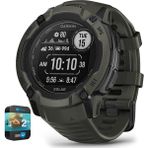 Garmin 010-02805-15 Instinct 2x Solar Rugged Gps Moss Sche With 2 Yr Cps - Siyah