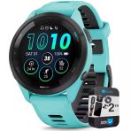 Garmin 010-02810-02 Forerunner 265 Gps Smartwatch Aqua/Black | Resmi Abd Ortak Modeli | Sche With 2 Yr Cps Geliştirilmiş Koruma Paketi
