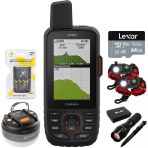 Garmin 010-02812-00 Gpsmap 67İ, 64Gb Kart İle Reach Uydu Teknolojisi İle Gps, 2X Taktik Ayakkabı, Flashlight & Pen Set, Dome Flashlight & 4X Aa Battery W/Chargerlight & 4X Aa Battery W /Charger