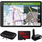 Garmin 010-02926-00 Dezl OTR1020 10" Gps Kamyon Navigatörü, Özel Kamyon Yönlendirme, Uydu Görüntüleri | Resmi Abd Ortak Modeli | Sert Çantalı Paket...