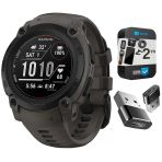 Garmin 010-02932-00 Instinct E 40Mm Rugged Açık Gps Smartwatch 7/24 Sağlık İzleme (Charcoal) Sche İle 2 Yıl Cps Koruma Paketi +Deco Essentials Converter Adapt Type C Adaptörü, Type-C Usb C
