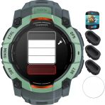 Garmin 010-03020-01 Instinct 3-50 Mm Açık Gps Smartwatch Amoled Neo Tropic With Twilight Band Sche With Silikon Dust Cover 3 Pack, Ekran Koruyucu Ve 2 Yr Cps Geliştirilmiş Koruma Paketi
