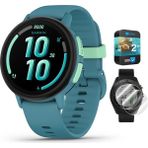 Garmin 010-03399-02 Bounce 2 Kids With Call Turquoise Sche With Deco Essentials 2pack Ekran Koruyucu For 1.2 Inç Eye Watches And 2 Yr Cps Geliştirilmiş Koruma Paketi - Siyah