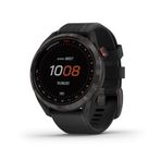 Garmin Approach S42, GPS Golf Akıllı Saati, 1,2" Dokunmatik Ekranlı Hafif, 42k+ Önceden Yüklenmiş Sahalar, Tunç Seramik Çerçeve ve Siyah Silikon Bant, 0...