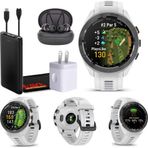 Garmin Approach S70 42MM Beyaz - Erkekler için GPS Golf Akıllı Saat, Hafif Dokunmatik Ekran AMOLED Ekran ve Kablosuz Kulaklıklı Önceden Yüklenmiş Kurslar Paketi...