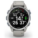 Garmin Descent Mk3 Paslanmaz Çelik 43 mm Fog Gri Akıllı Saat