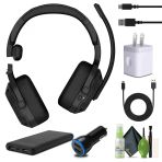 Garmin Dezl Headset 210, 2-İn-1 Premium Trucking Headset, Active Gürültü Cancellation, Long Battery Life, 60 Hours Bluetooth Talk Time, Built-İn Led Flashlight, Convertible Design Sche