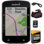 Garmin Edge 520 Plus Bisiklet Gps/Glonass (010-02083-00) Bisiklet Mount Edge, Bisiklet Çerçeve Hücre Telefon Dağı, Tempered Glass Ekran Koruyucu & 1 Yr Cps Geliştirilmiş Koruma Paketi