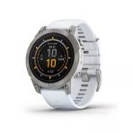 Garmin Epix Pro (Gen 2) Sapphire Edition, 47Mm, High Performance Smartwatch, Advanced Education Technology, Built-İn Flashlight, Whitestone