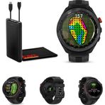 Garmin Erkekler için Garmin Approach S70 47MM Golf GPS Akıllı Saat, Hafif Dokunmatik Ekran AMOLED Ekran ve 42000 Önceden Yüklenmiş Kurs
