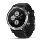 Garmin fenix 5 Plus Silver Multispor Akıllı Saat Siyah - Antrasit