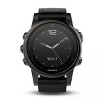 Garmin Fenix 5S Bluetooth Spor Saati, Siyah, Polimer, Paslanmaz Çelik Ve Safir Kristalden Yapılmış, Silikon Kayış, 10 Atm'ye Kadar S