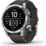 Garmin Fenix 7, Macera Akıllı Saati, Gps'li Sağlam Dış Mekan Saati, Dokunmatik Ekran, Sağlık ve Zindelik Özellikleri, Grafit Bantlı Gümüş - 010-02540-... - 36 mm - Beyaz