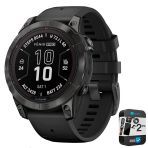 Garmin Fenix 7 Pro Sapphire Solar, Gps Smartwatch, Yapılı Flashlight (Black) Sche İle 2 Yıl Geliştirilen Koruma Paketi