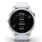 Garmin Fenix 7S Gümüş-Beyaz Akıllı Multispor Saat